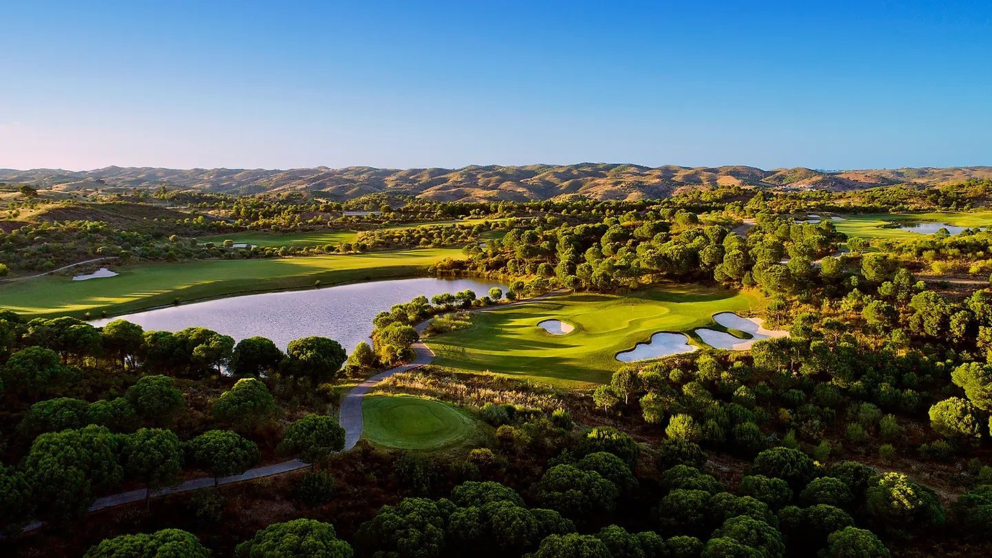 Packed grandstands around a tee at the 2026 Solheim Cup, Bernardus